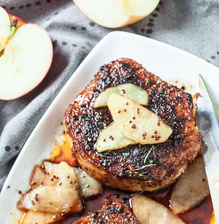 Saucy Apple Pork Chops