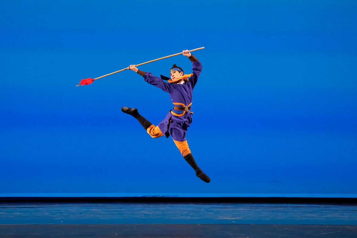 Ma Yuwei participates in the preliminary round of the NTD International Classical Chinese Dance Competition in Purchase, New York, on Sept. 7, 2023. (Larry Dye/The Epoch Times)