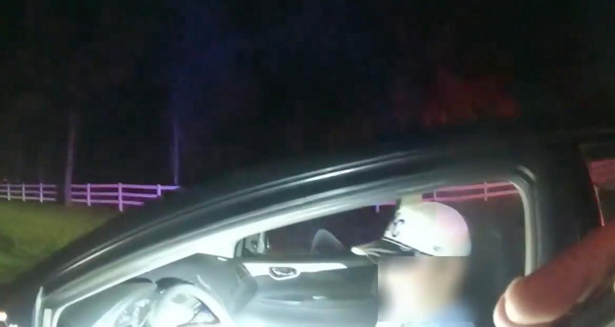 A screen capture from footage taken from Deputy Bussell's body camera. (Courtesy of Johnson County, KS Sheriff's Office)