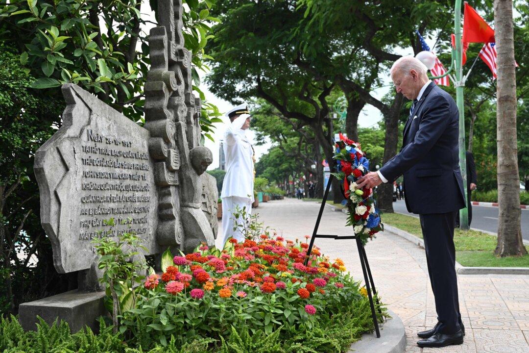 ‘I Miss Him’: Biden Visits John McCain Memorial, Where His Plane Was Shot Down During Vietnam War