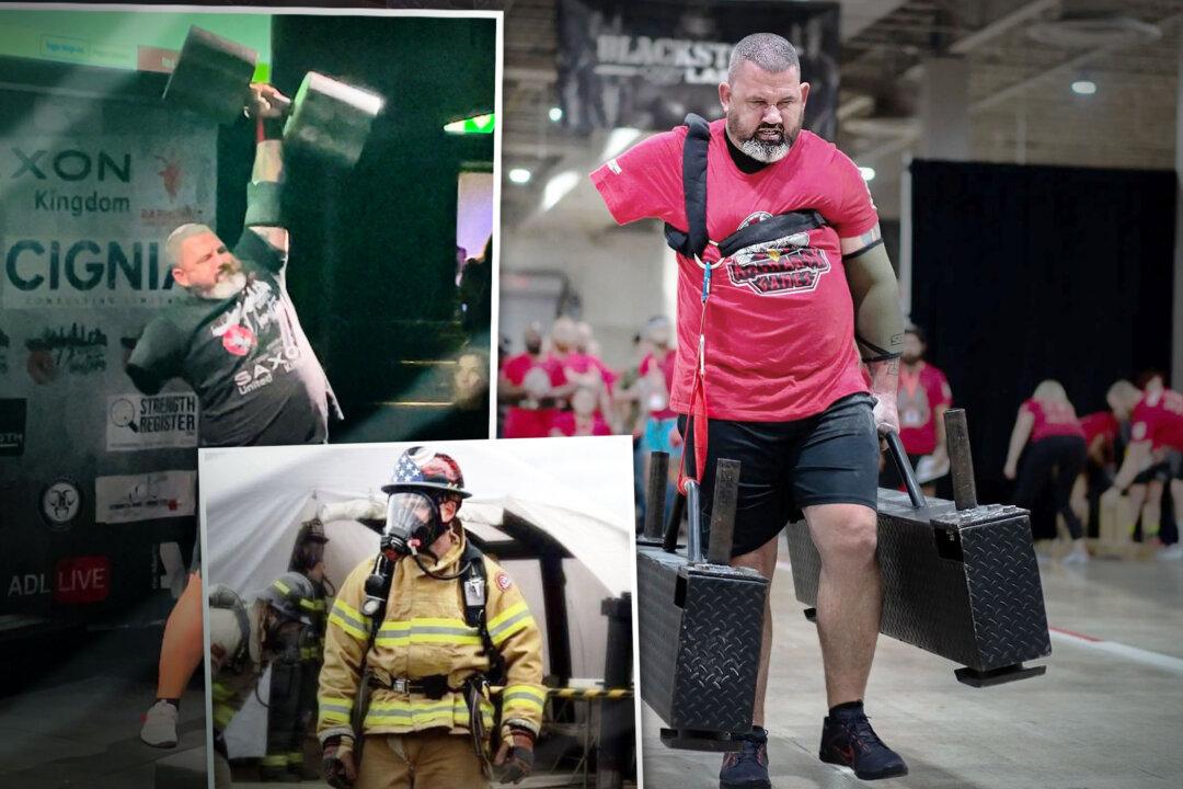 Firefighter Loses Arm but Returns to Gym 10 Days Later, Trains to Be World’s Strongest Disabled Man