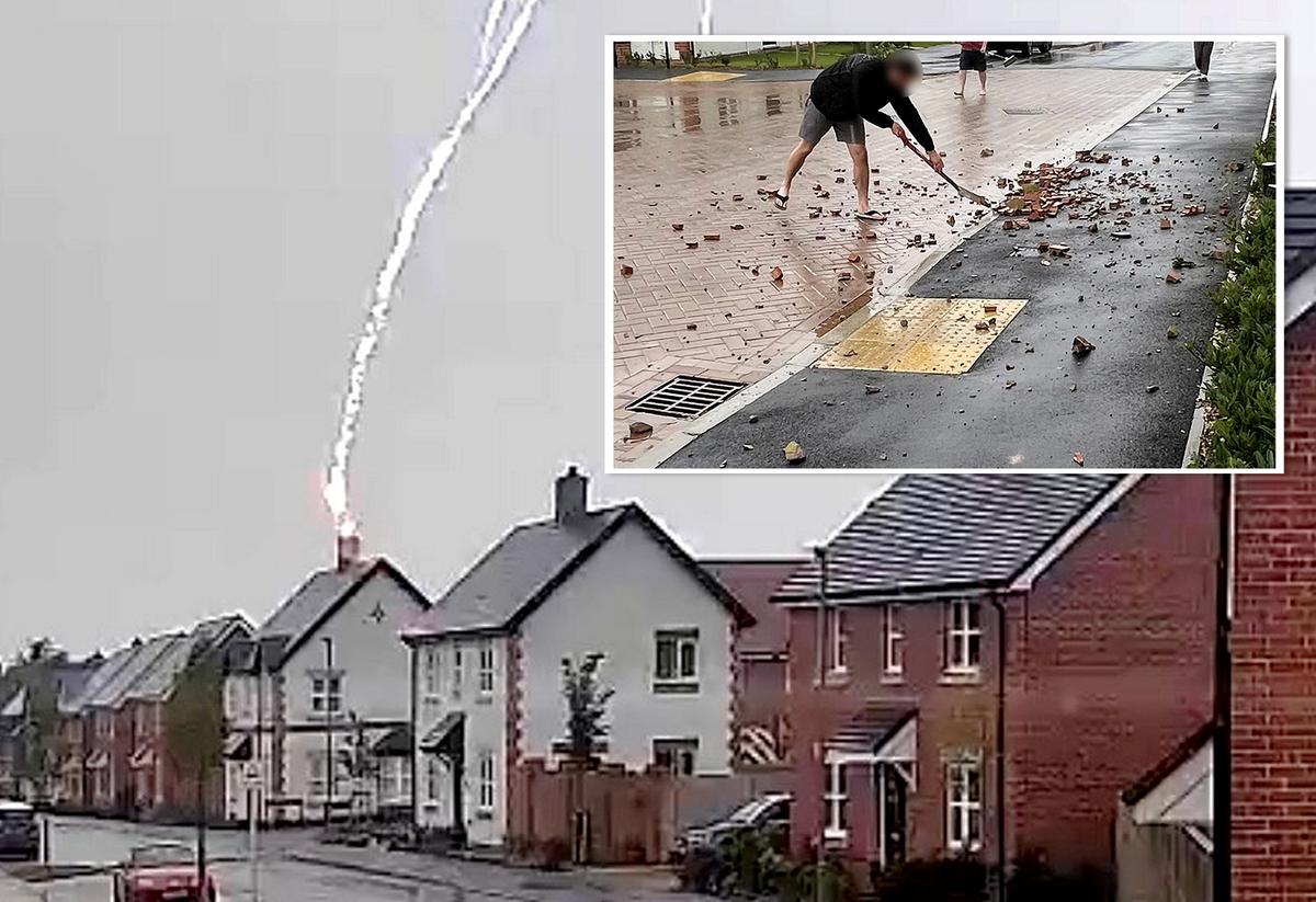 ‘We Made a Lucky Escape’: Couple Left Their House Moments Before Lightning Struck
