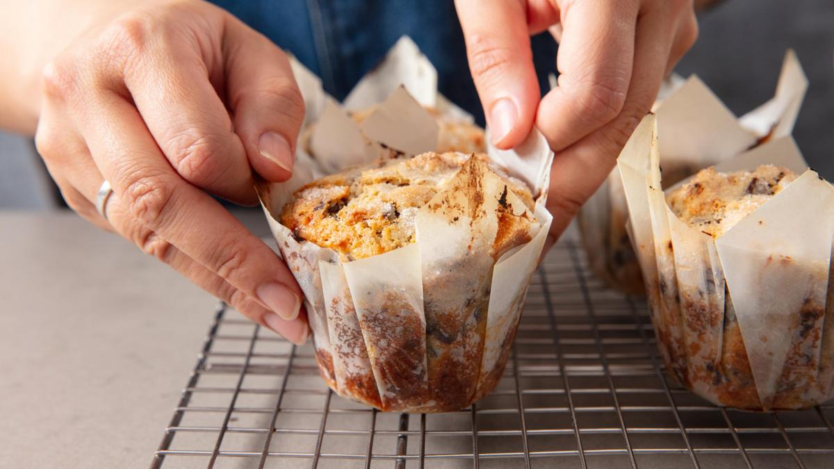 No One Will Believe You Made These Rich, Buttery, Chocolate-Studded Muffins at Home