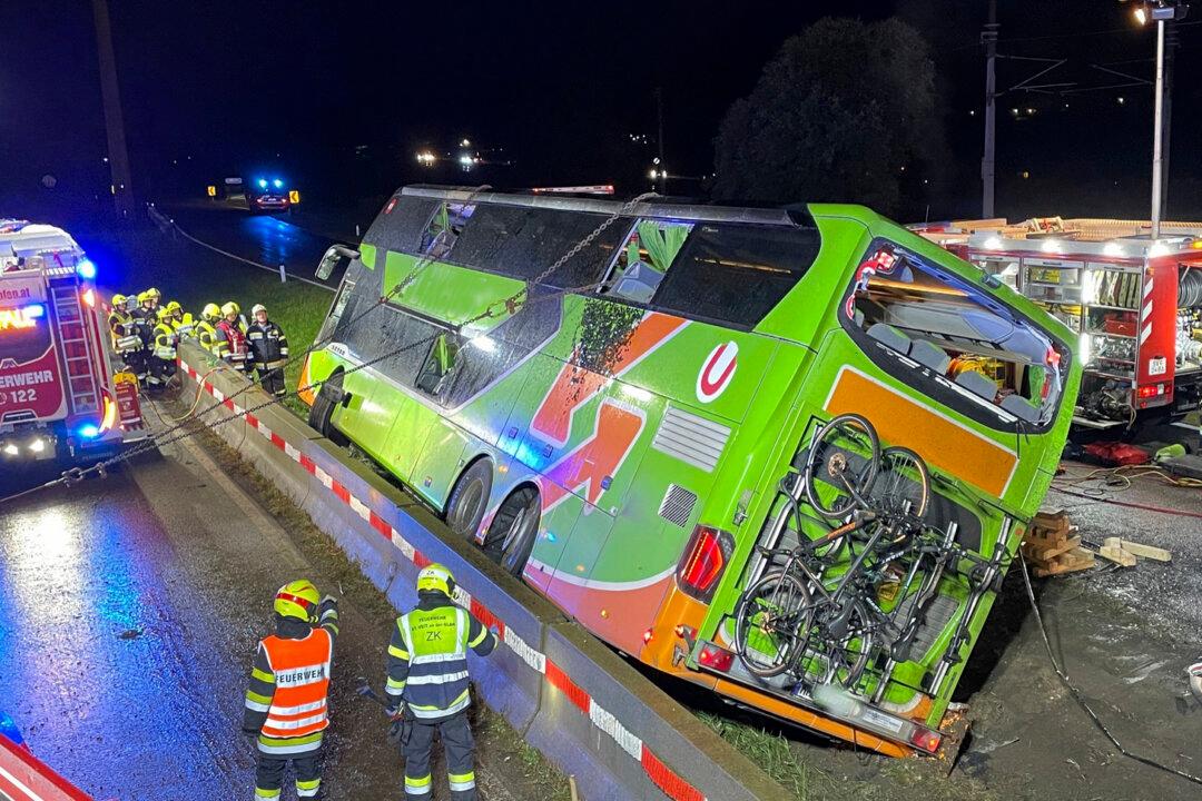 A Bus Coach Crashes in Austria, Killing a Woman and Injuring 20 Others