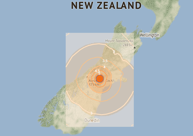 New Zealand Shaken by Magnitude 6 Earthquake