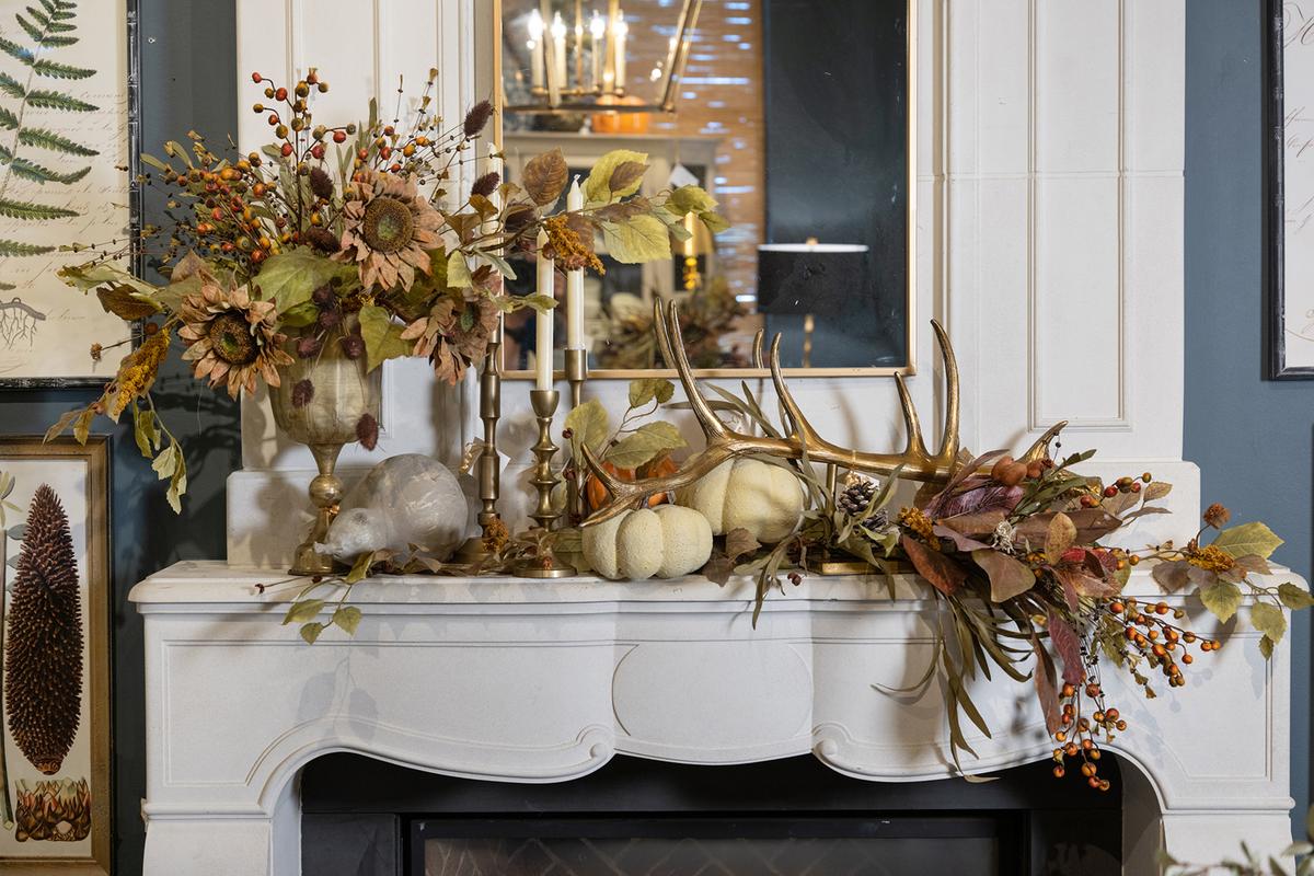 Fall for Mantel Magic With These Stunning Autumnal Displays