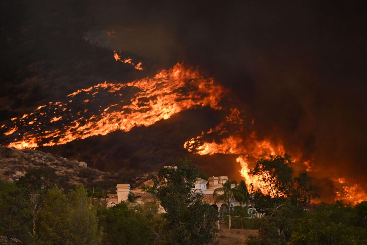 Fireworks Blamed for Southern California Wildfire; Suspects Sought