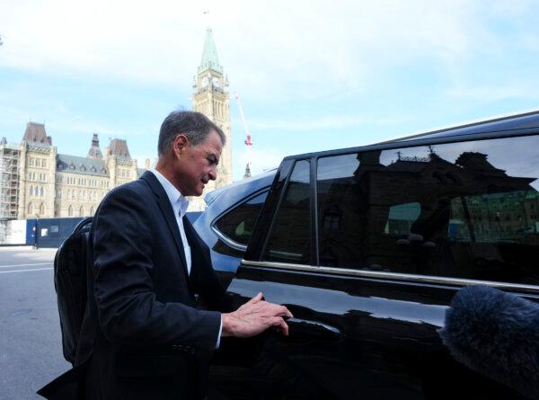 House of Commons Speaker Anthony Rota leaves Parliament Hill after announcing his resignation as Speaker of the House of Commons in Ottawa on Sept. 26, 2023. (The Canadian Press/Sean Kilpatrick)
