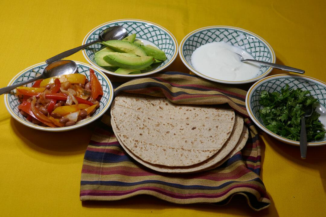 Festive Veggie Fajitas Filled With Meaty Mushrooms