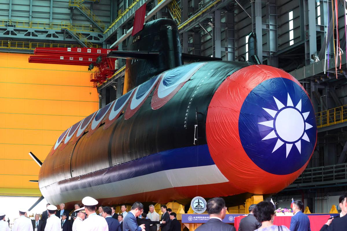 Taiwan Unveils 1st Indigenous Submarine As China Tensions Grow