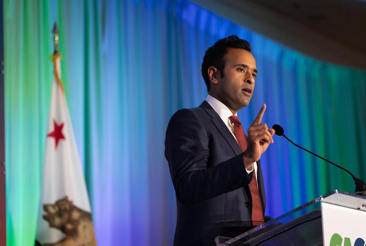 Ramaswamy Assails ‘Woke Capital’ in California’s Corporate Sphere