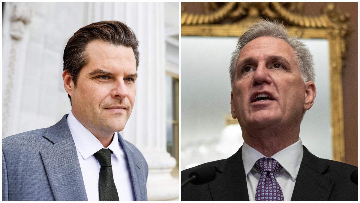 Gaetz Files Motion to Oust House Speaker Kevin McCarthy