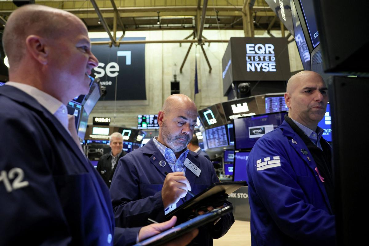 Wall Street Falls at Open After Jobs Data; Treasury Yields Spike