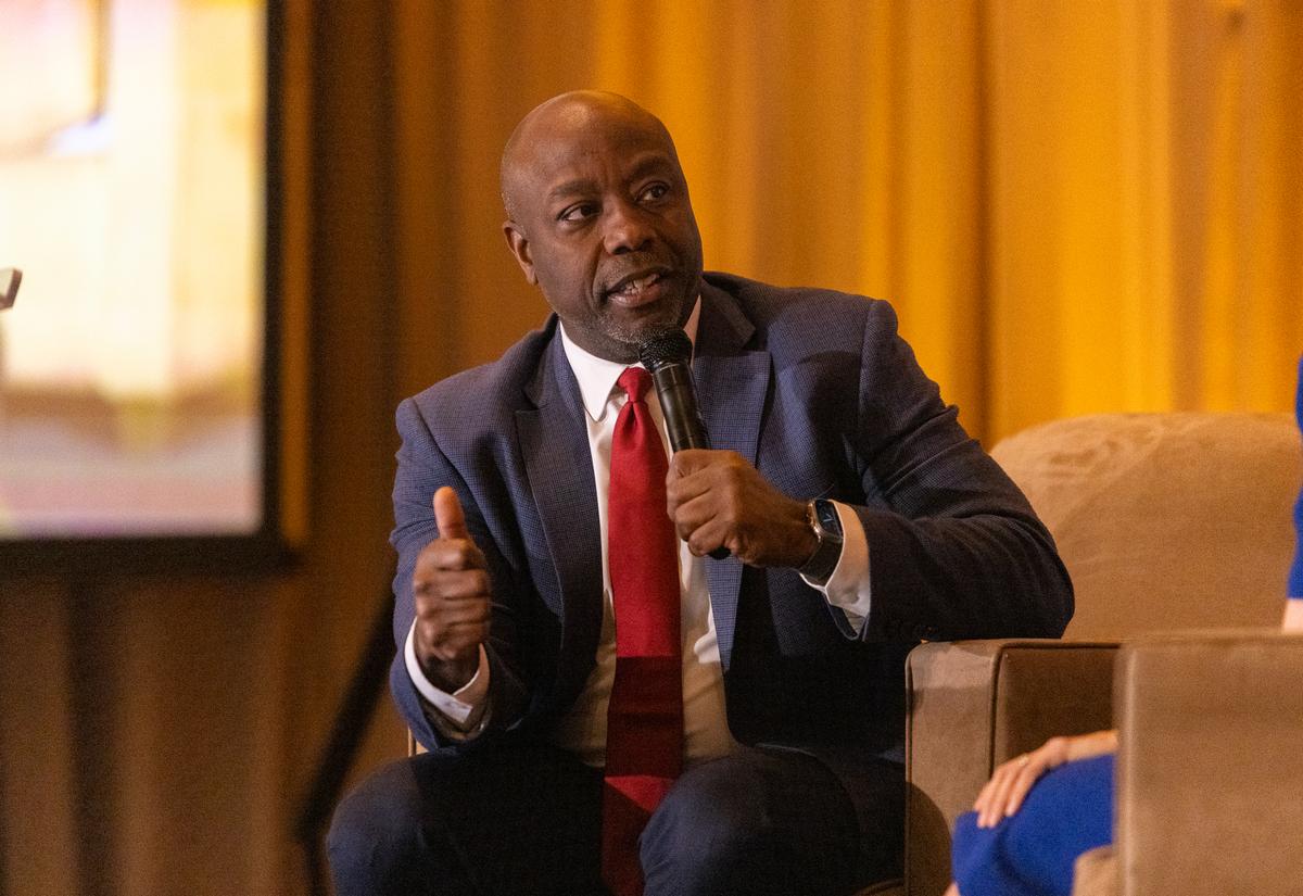 Tim Scott’s Super PAC Cuts TV Ad Buys as Campaign Struggles