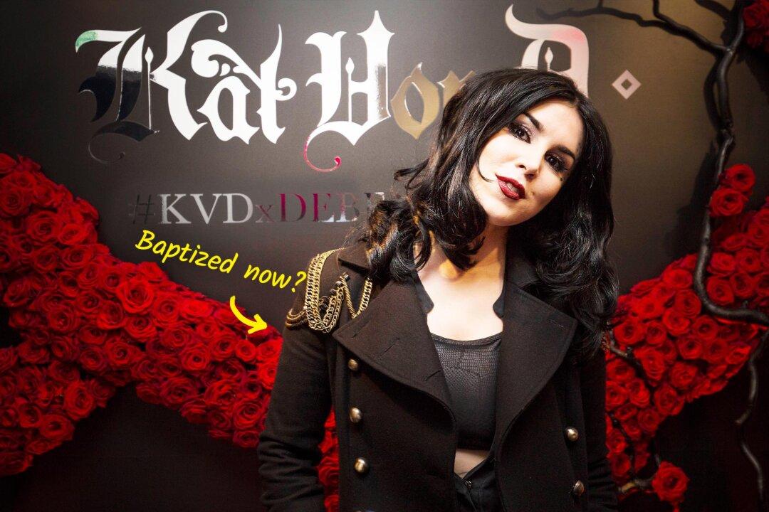 ‘LA Ink’ Tattoo Artist, Makeup Mogul Kat Von D Baptized After Tossing Books on Witchcraft, Magic