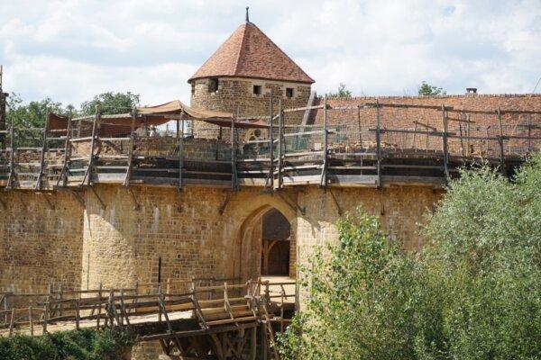 Min entrance Guédelon 2023. (Courtesy of Guédelon)
