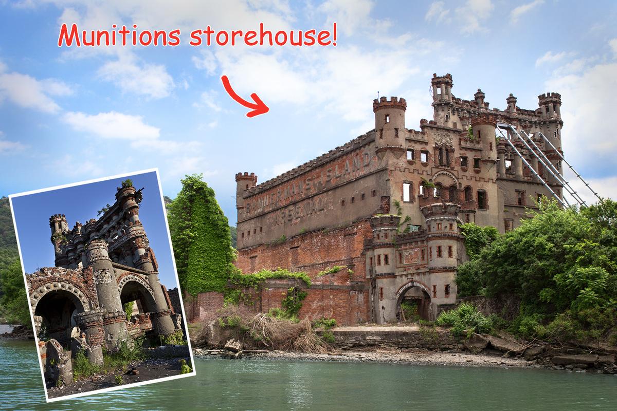 This ‘Ghostly’ 19th-Century Castle on the Hudson River Was Once a Massive Arsenal Storehouse: PHOTOS
