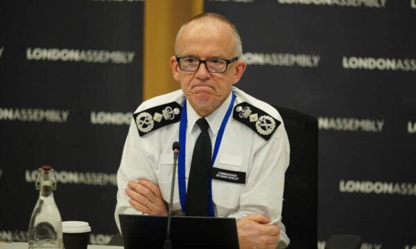 Metropolitan Police Commissioner Sir Mark Rowley appearing before the London Assembly Police and Crime Committee at City Hall in east London, on Jan. 25, 2023. (Yui Mok/PA)
