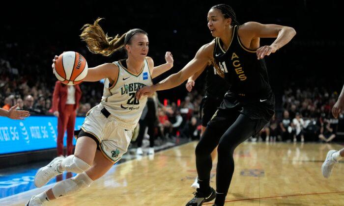 Aces Rout Liberty 104–76, Take 2–0 Series Lead in WNBA Finals