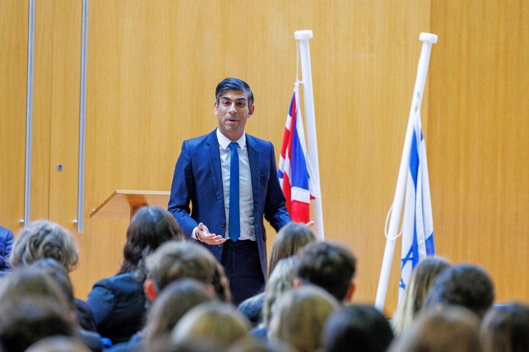 Rishi Sunak Calls Hamas Attacks a ‘Pogrom’ and Says Palestinians are ‘Human Shields’
