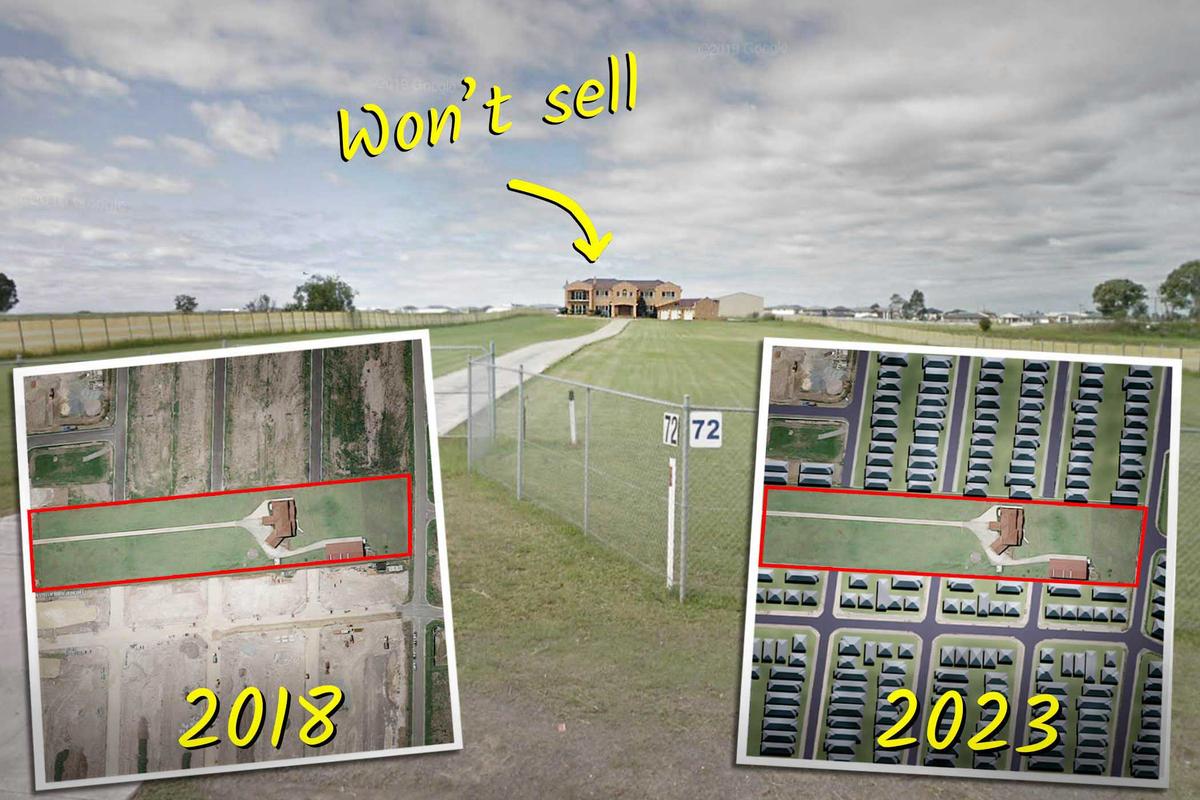 Aussie Family Refuses $50 Million Offer for Their Home on Huge Lot as New Suburb Builds Around Them