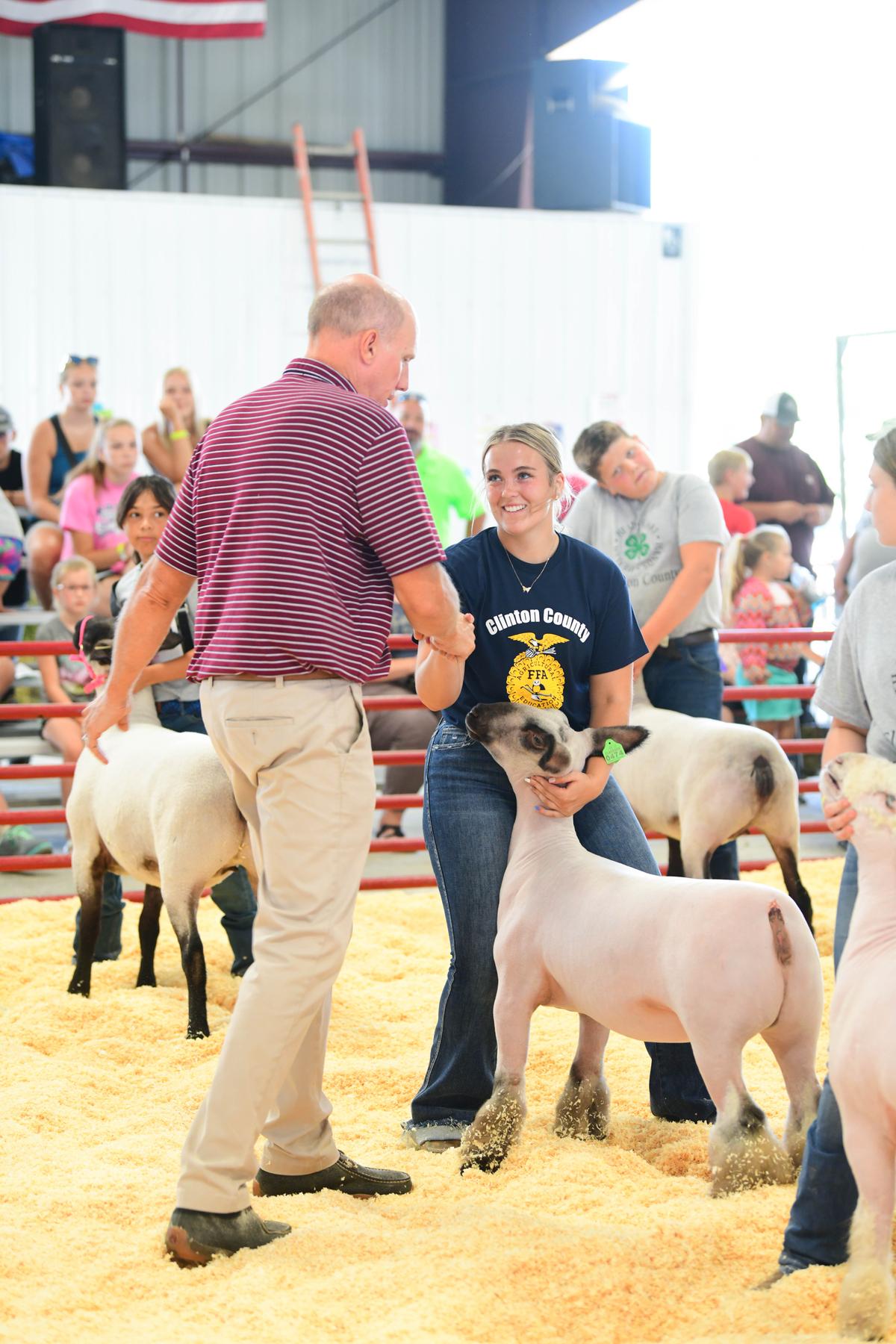 Lauren at the Clinton County Fair. (Contributed Photo)