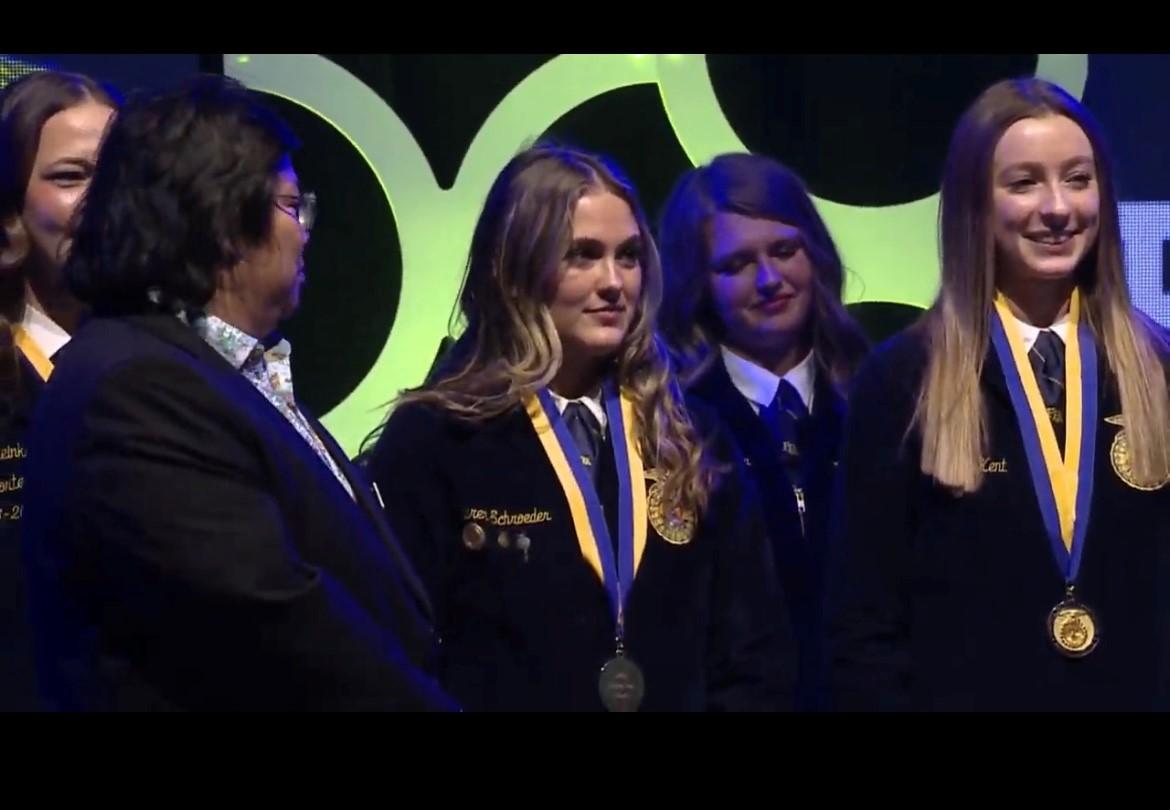 Lauren (C) was a 2022 Ferris George Rising Star Finalist. (Contributed Photo)
