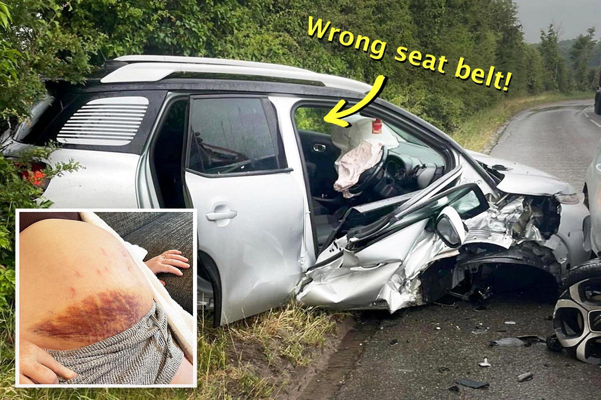 38-Week Pregnant Mom Hit Hard on Stomach in Car Crash Warns Parents About Seat Belts: ‘I Was Lucky’