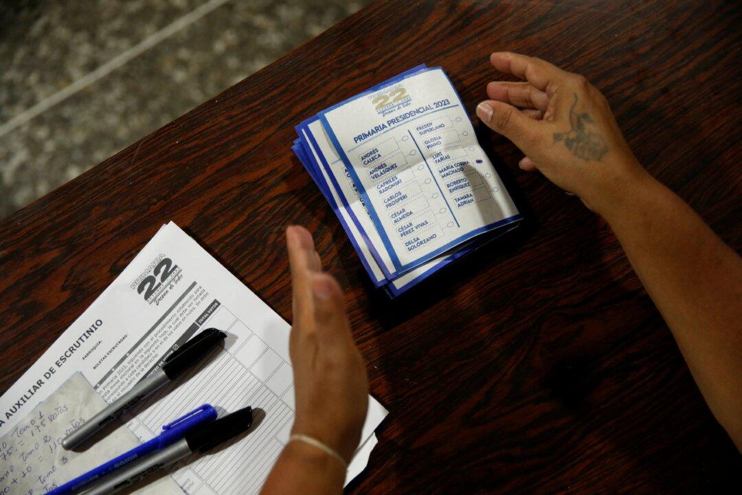 Venezuela’s Opposition Primary Election Results Suspended