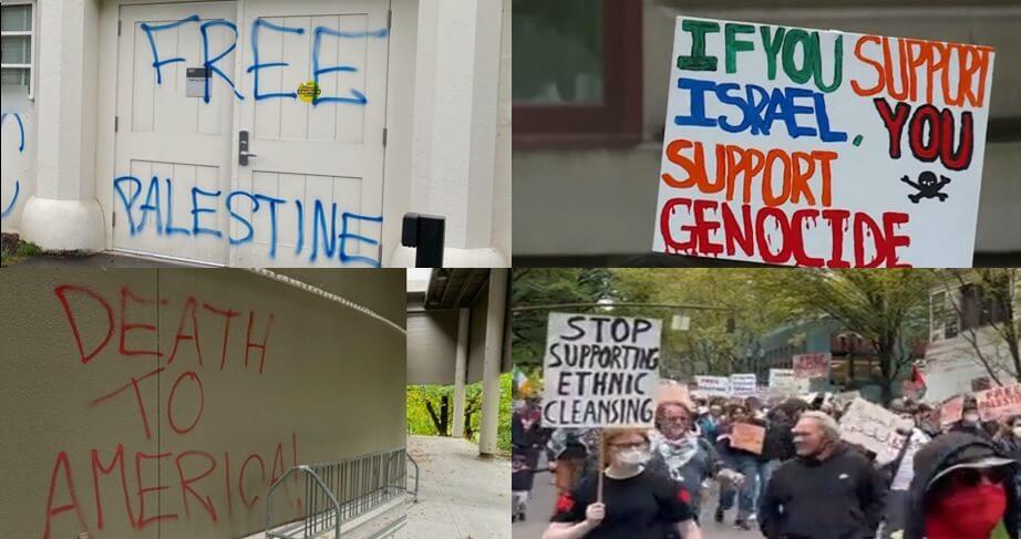 Weapons Are Drawn at ‘Free Palestine’ Rally in Oregon