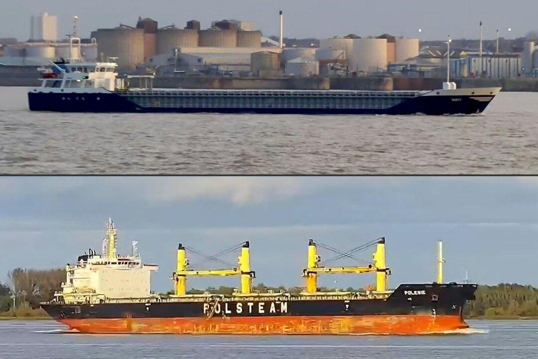 One Dead, 4 Missing After Freighters Collide in North Sea