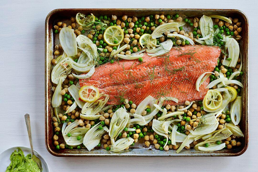 Slow-Roasted Salmon With Avocado Butter