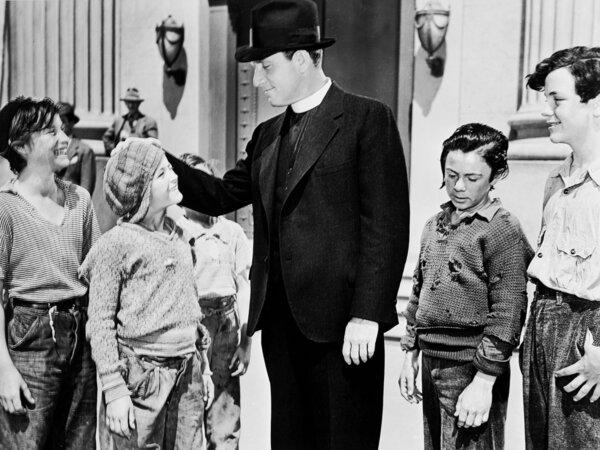 Father Flanagan (Spencer Tracy), in "Boys Town." (Metro-Goldwyn-Mayer)