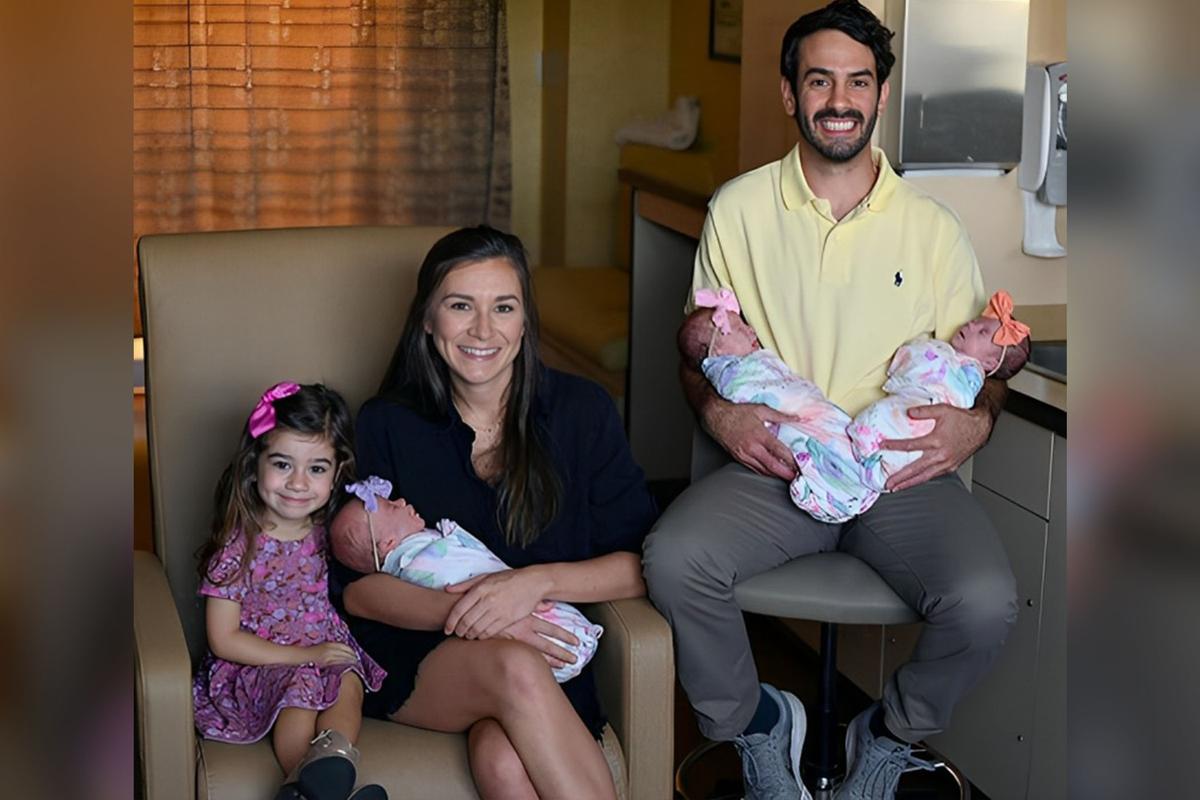 One-in-a-Million: Louisiana Couple Welcomes Rare, Naturally Conceived Identical Triplets