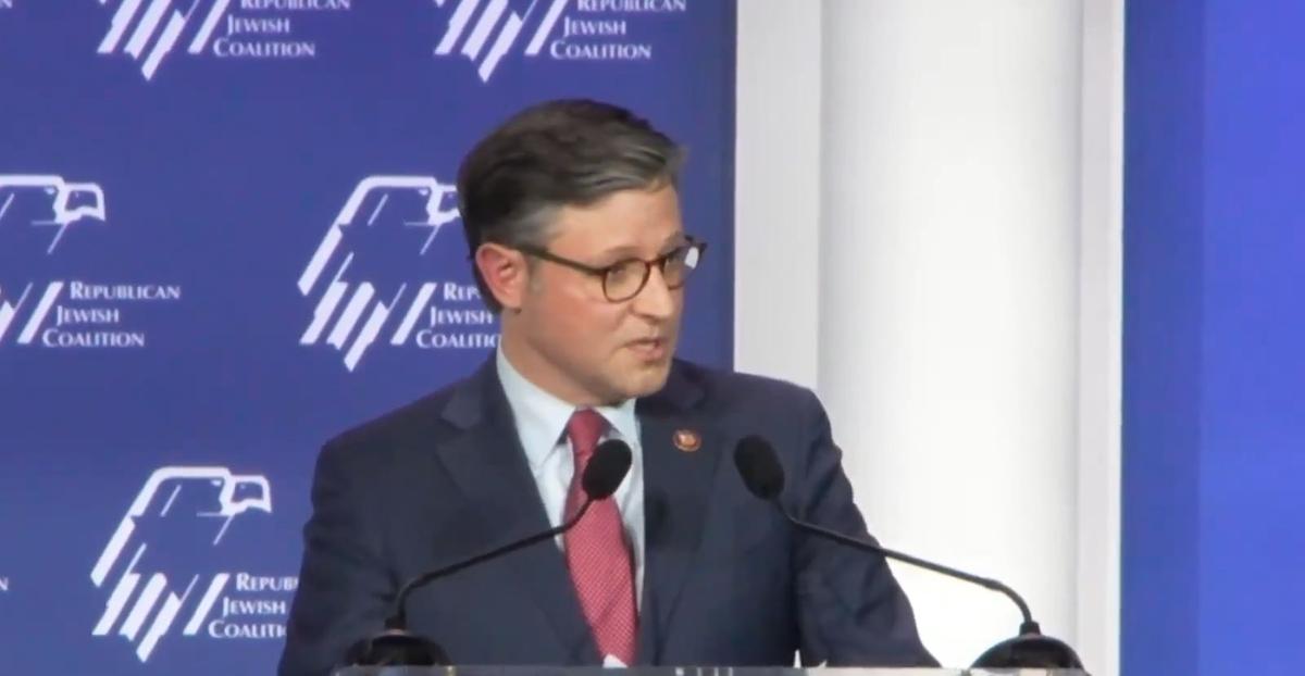 Speaker Johnson, Others Speak at Republican Jewish Coalition Annual Leadership Summit 2023