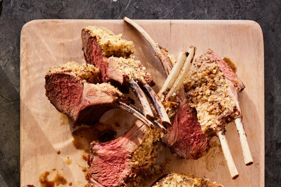 Rack of Lamb with Dijon & Panko Crust