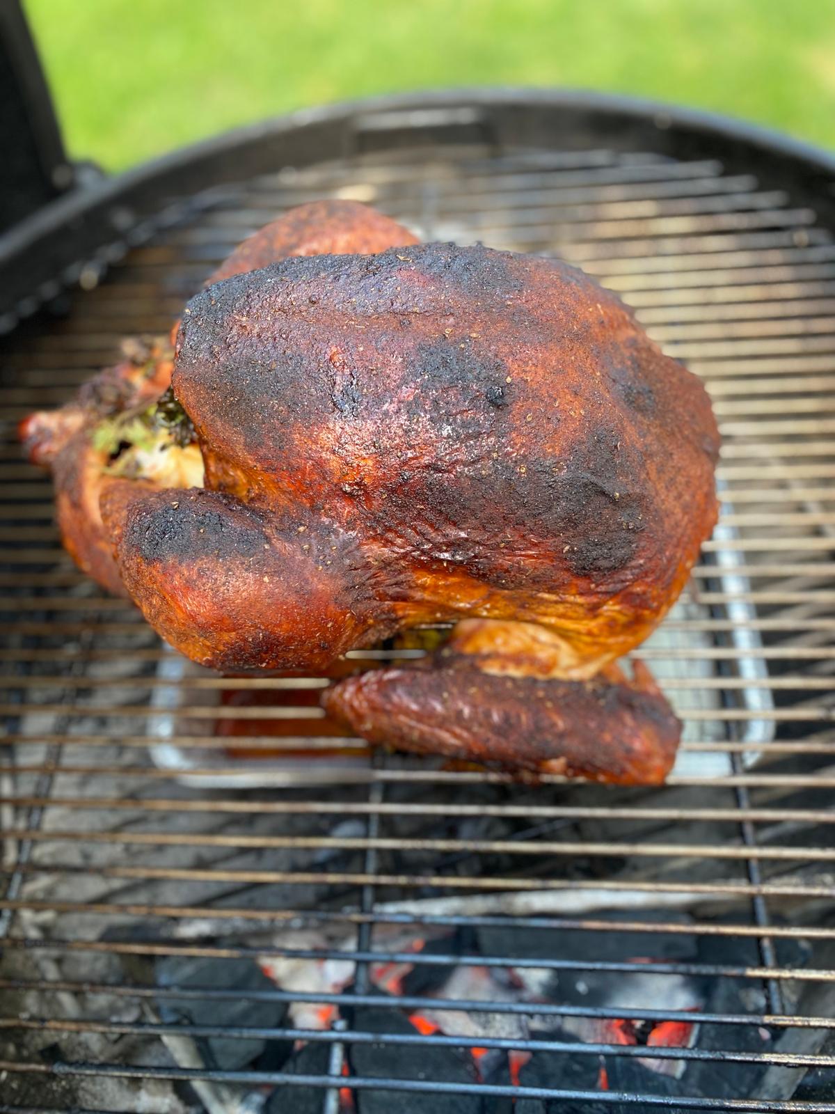 Grilled Thanksgiving Turkey Is Tender and Juicy