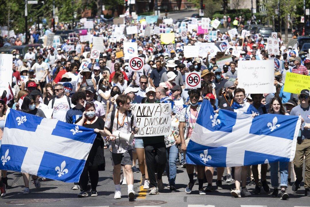 English Montreal School Board Sues After It’s Forced to Communicate in French