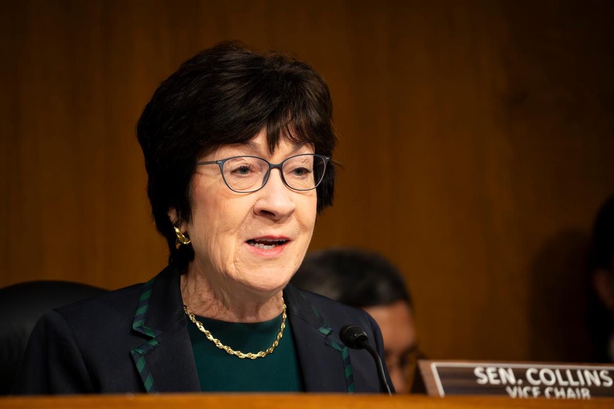 Collins Launches Bid for 6th Senate Term