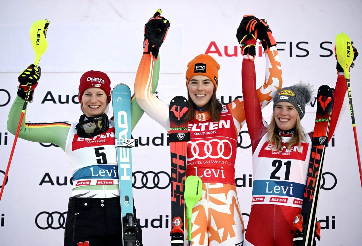 Vlhova Dominates Slalom, Shiffrin 4th; Men’s Event Cancelled