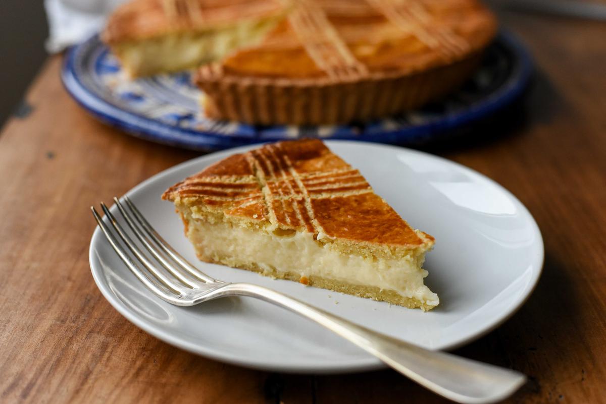 The crust is buttery and crisp on the outside and slightly chewy in the middle, as it blends with the luscious filling. (Audrey Le Goff)