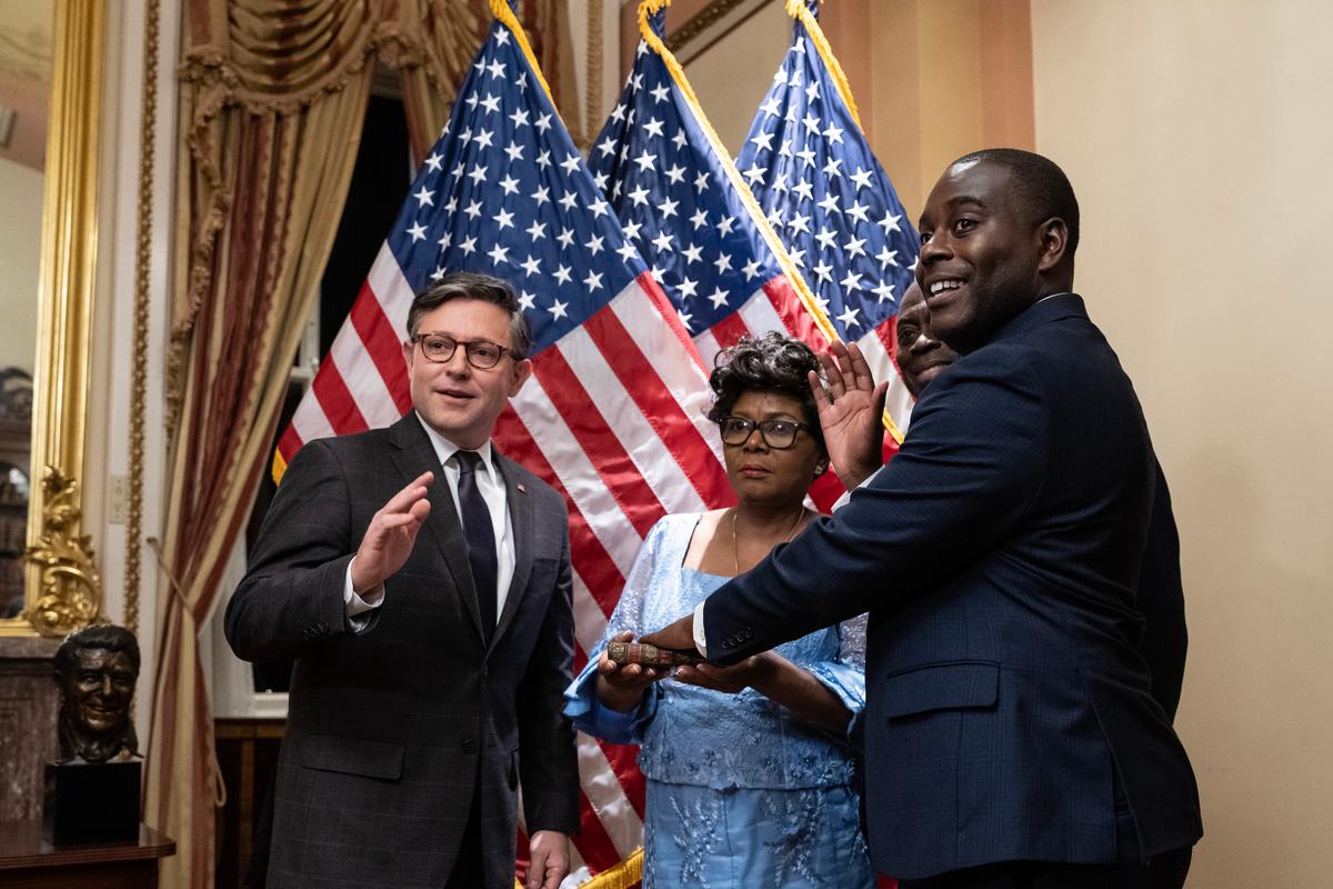 Gabe Amo Sworn In to House, Narrowing GOP Majority