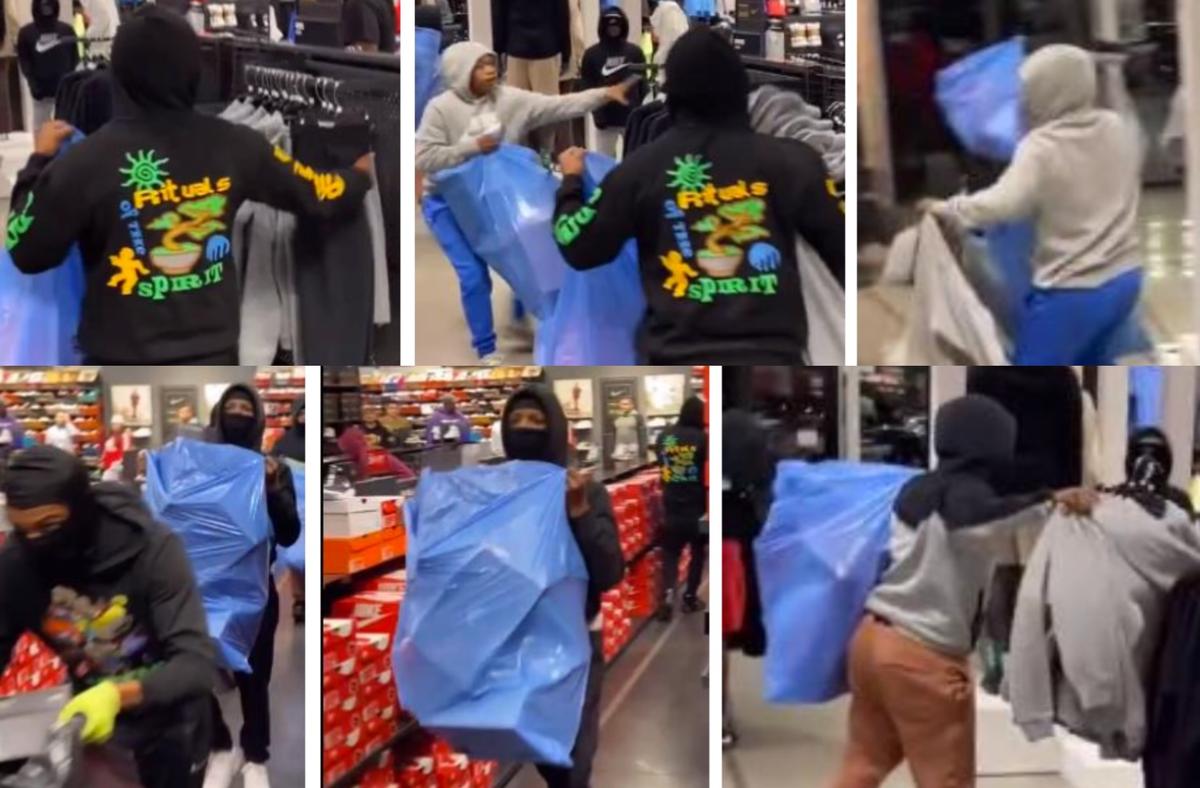 Shopping Center Targeted by 17 Flash Robbery Suspects in Los Angeles