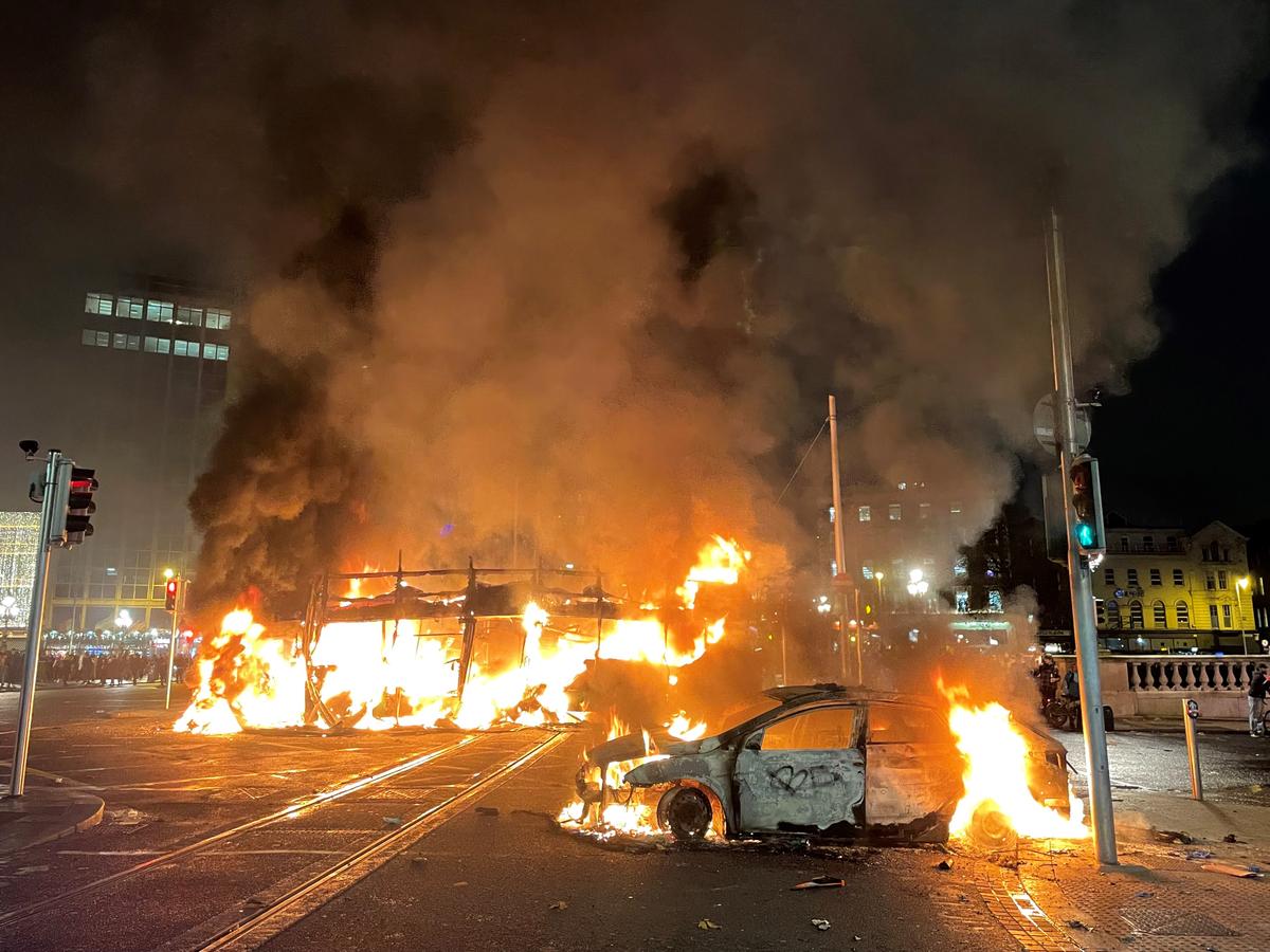 Police Arrest 34 in Dublin Riot Following School Stabbing