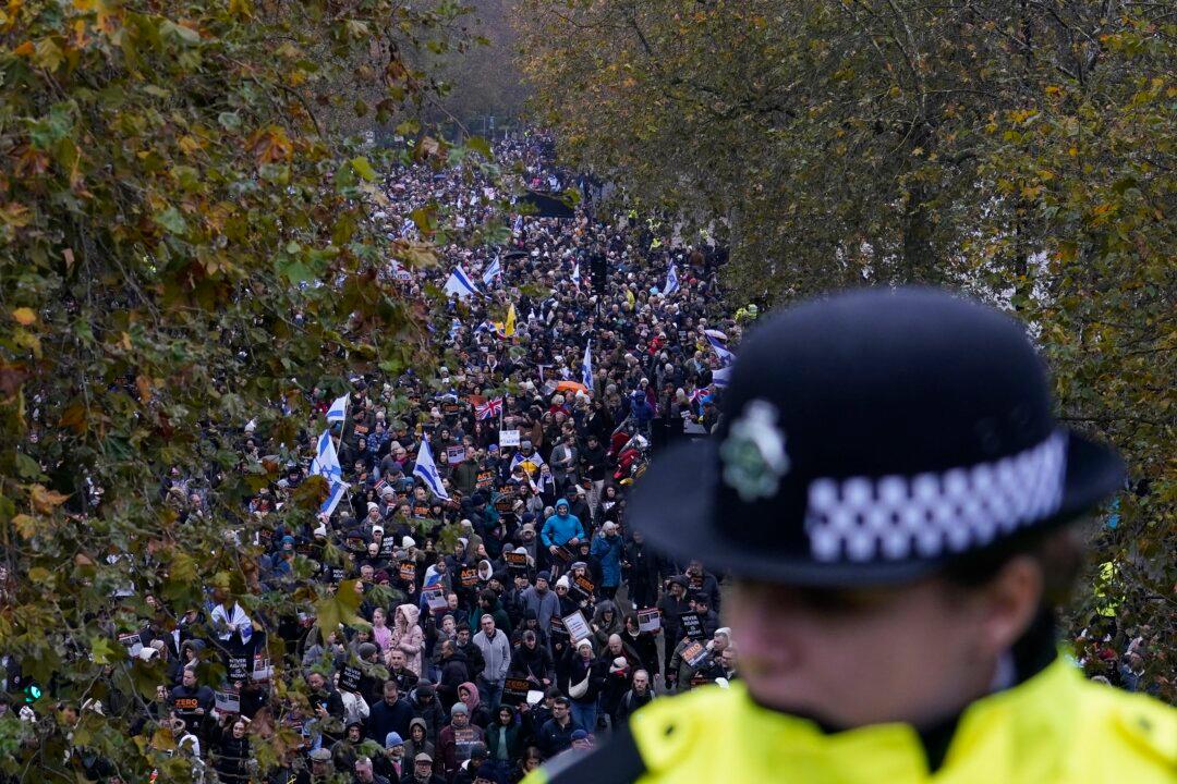 Tens of Thousands March Against Anti-Semitism in London