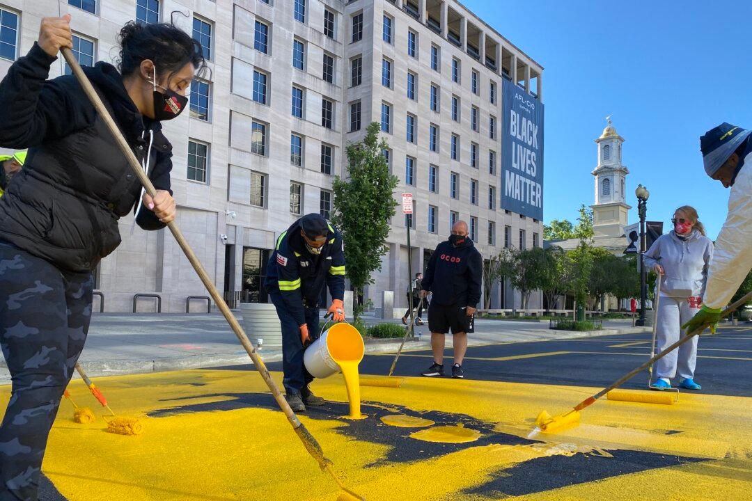 Taxpayers Saddled With $270,000 Bill for Repainting ‘Black Lives Matter’ Mural in DC