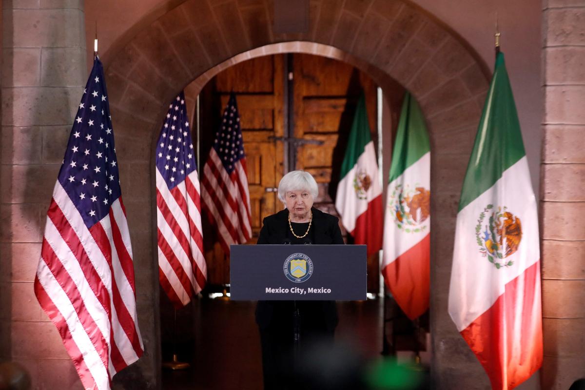Yellen Announces New Sanctions in Mexico Aimed at Curbing Fentanyl Flows