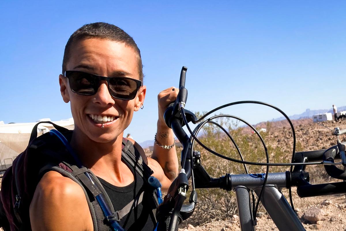 Sydnee Larken has been living on the road for six years. (Courtesy of Sydnee Larken)