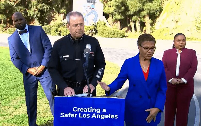 Mayor Bass Provides First Aid After Photographer Collapses at Press Conference