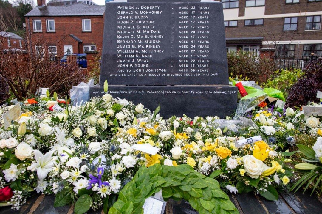 Former British Soldier to Stand Trial Over Bloody Sunday Killings Half a Century Ago